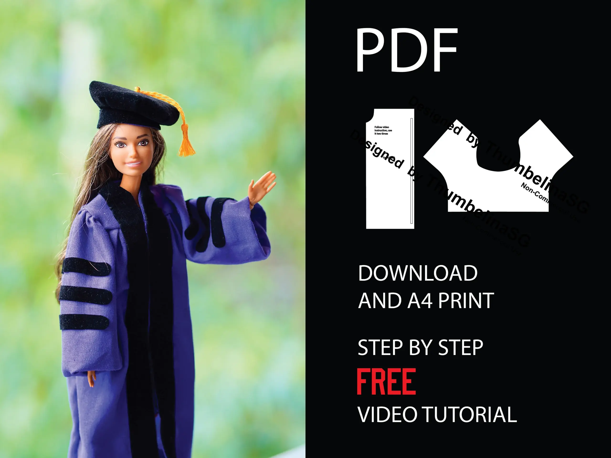 Graduation Hood Pattern