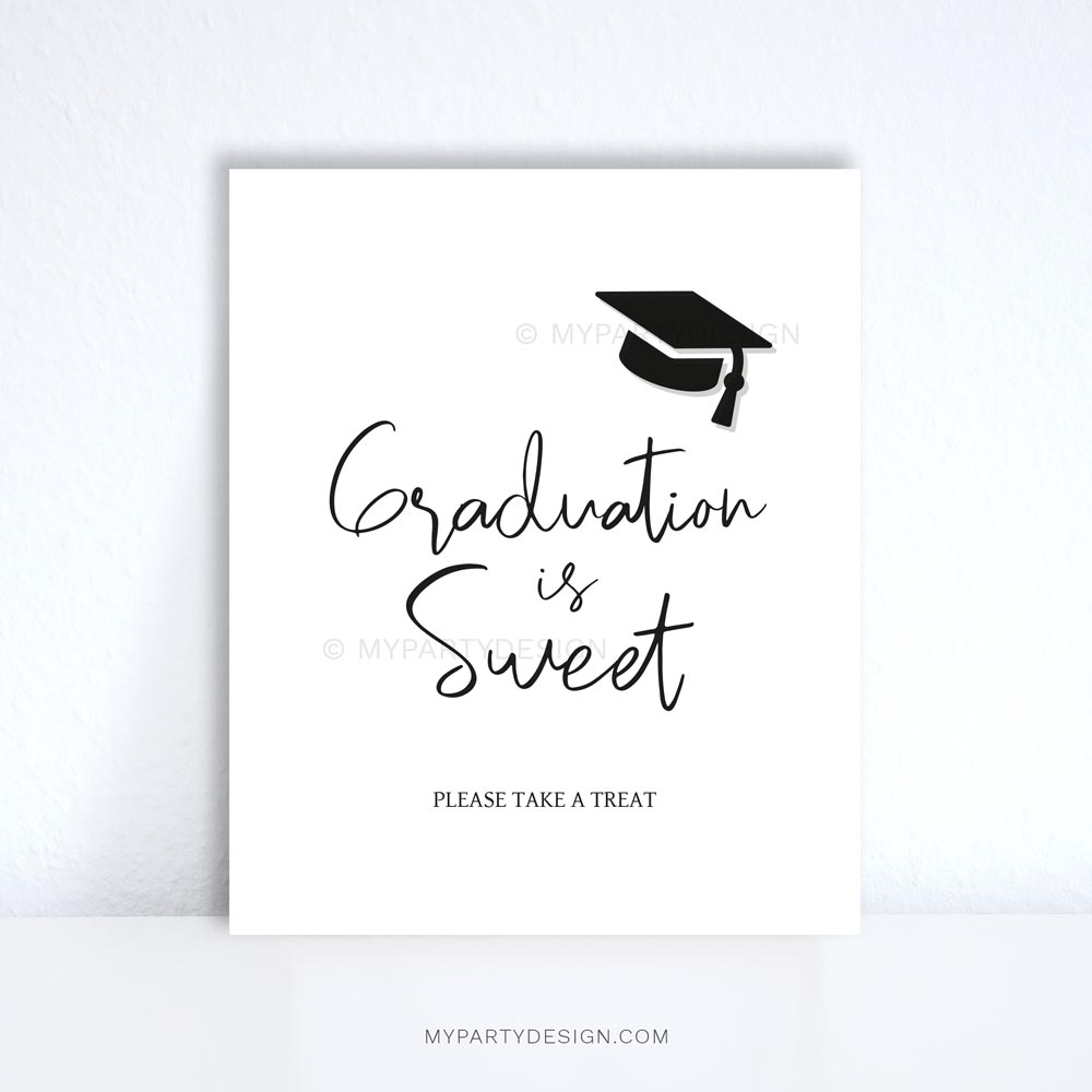 graduation candy buffet free printables