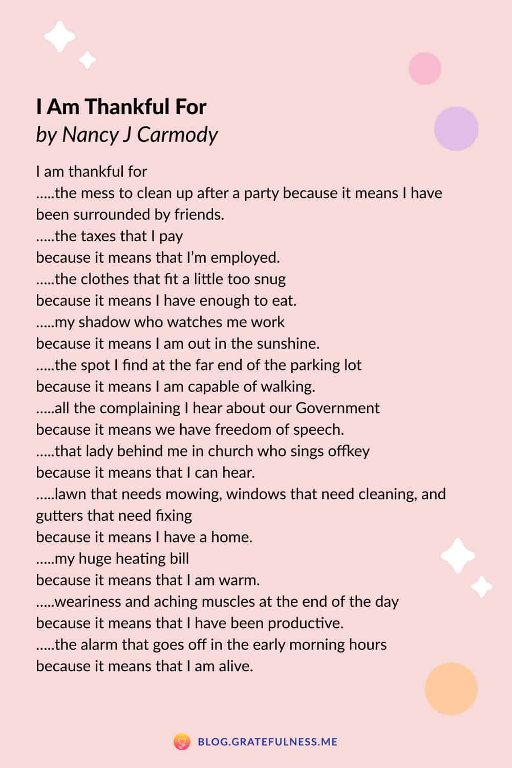thanksgiving poem for work