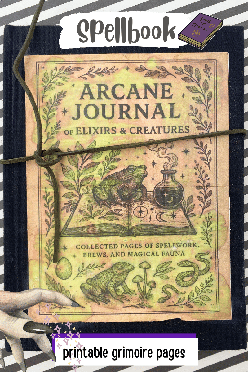Grimoire Journal Printable