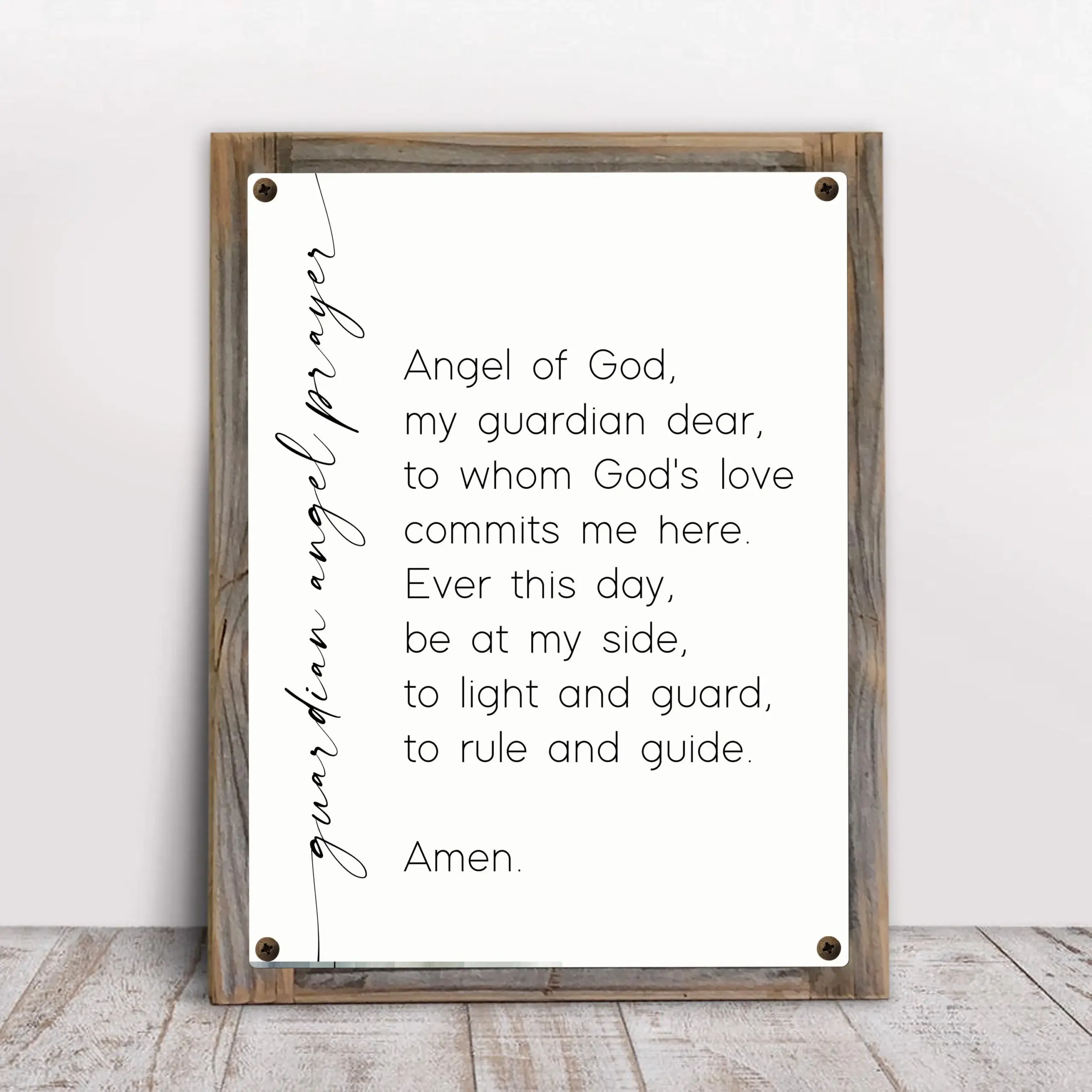 guardian angel prayer free printable