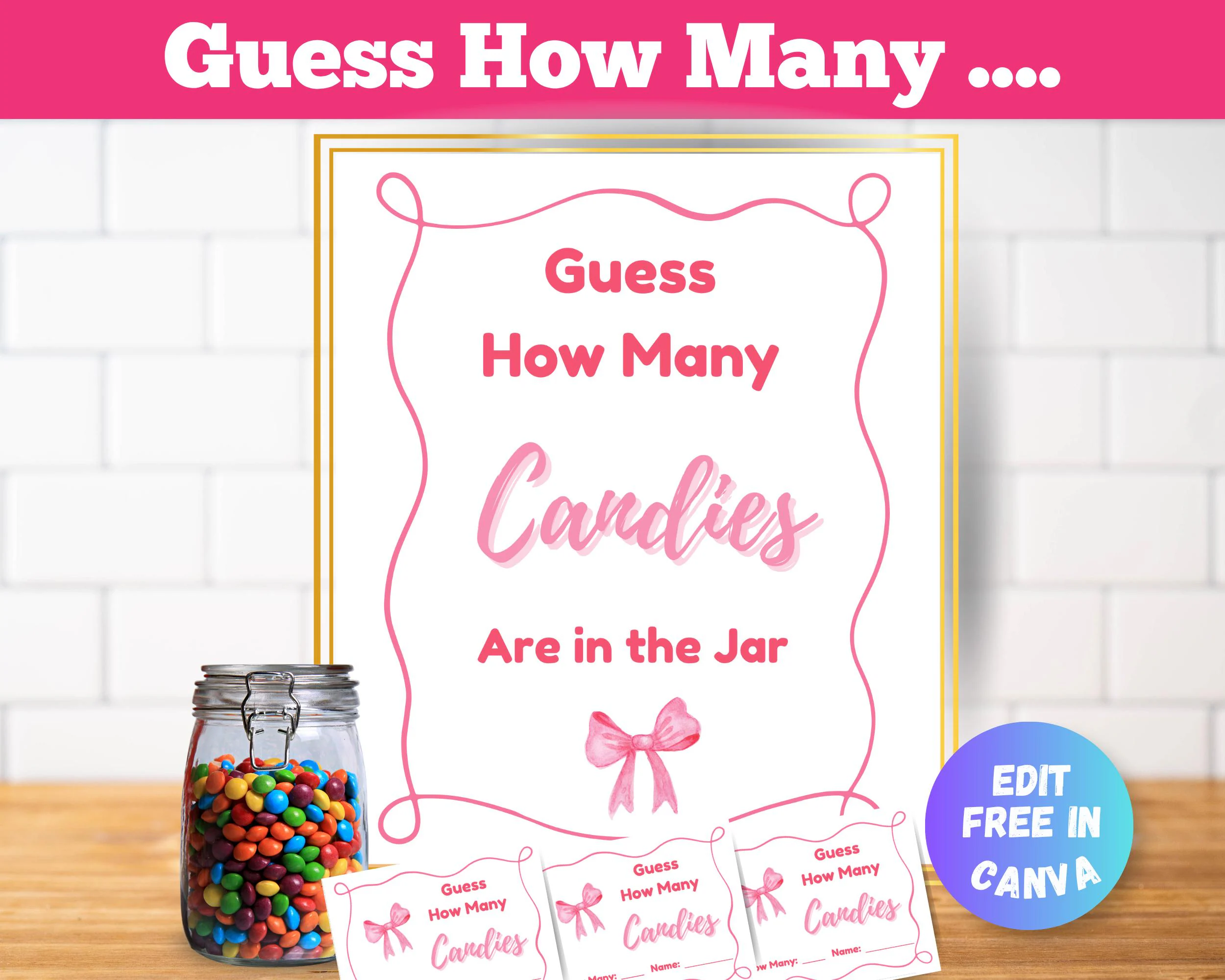 free printable guess how many sweets in the jar template free printable guess how many sweets in the jar template