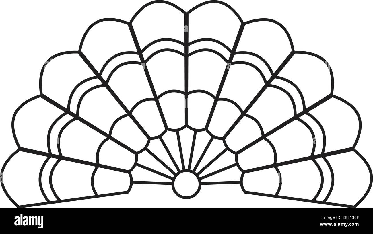 Hand Fan Template