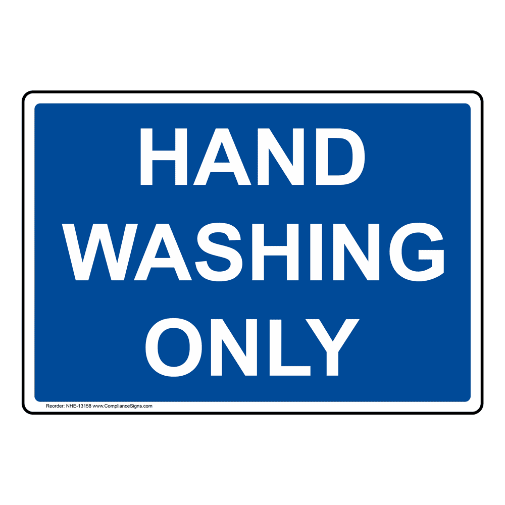 free printable hand washing sink only sign