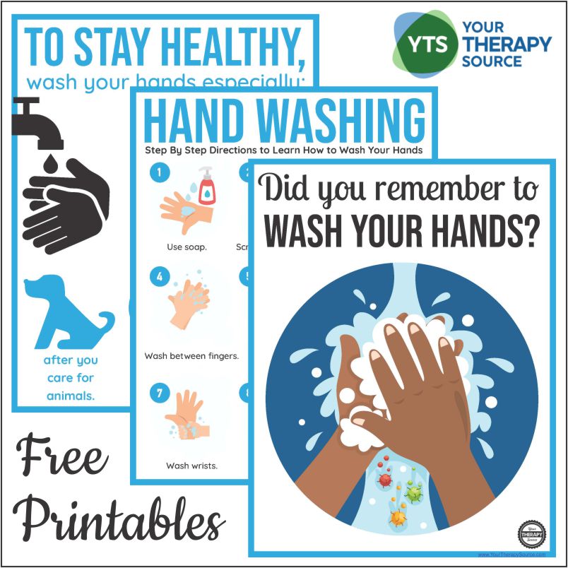 Hand Washing Posters For Schools