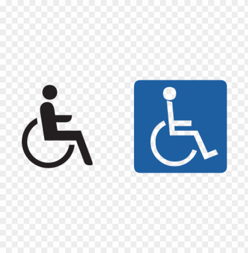 Handicap Sign Vector Free Download