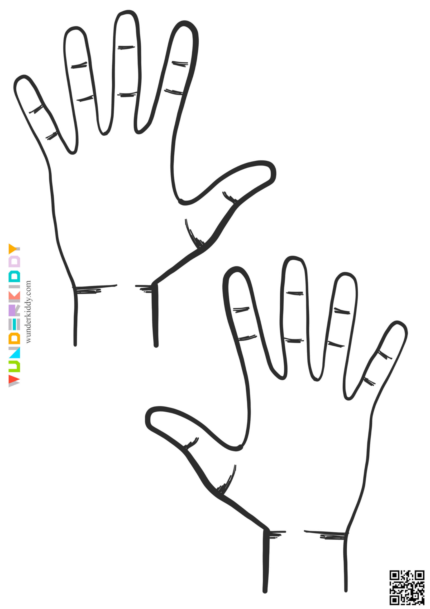 free printable hand pattern
