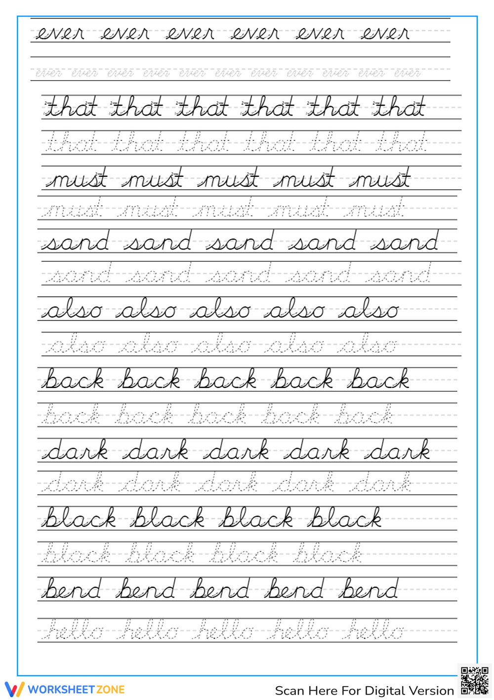 Handwriting Without Tears