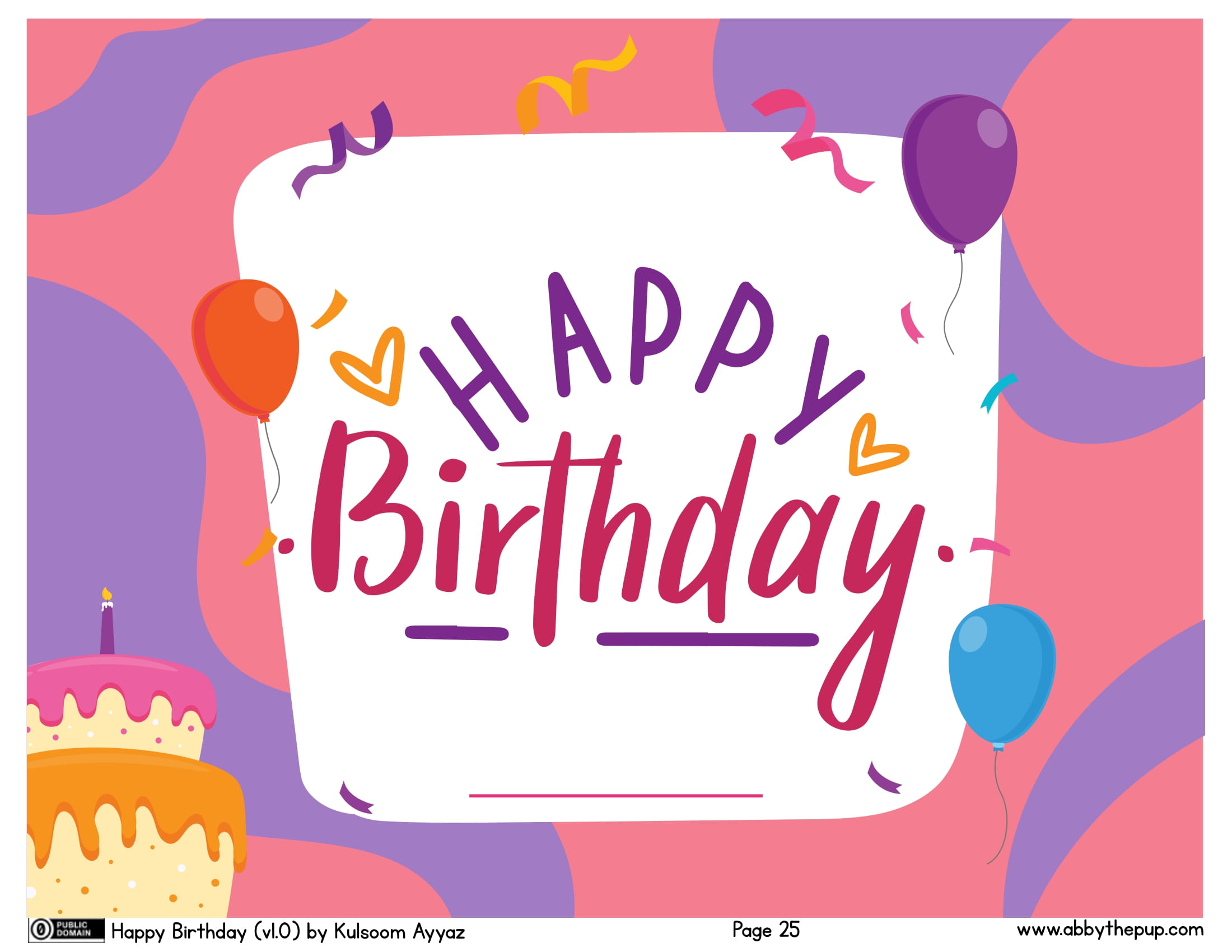 Happy Birthday Poster