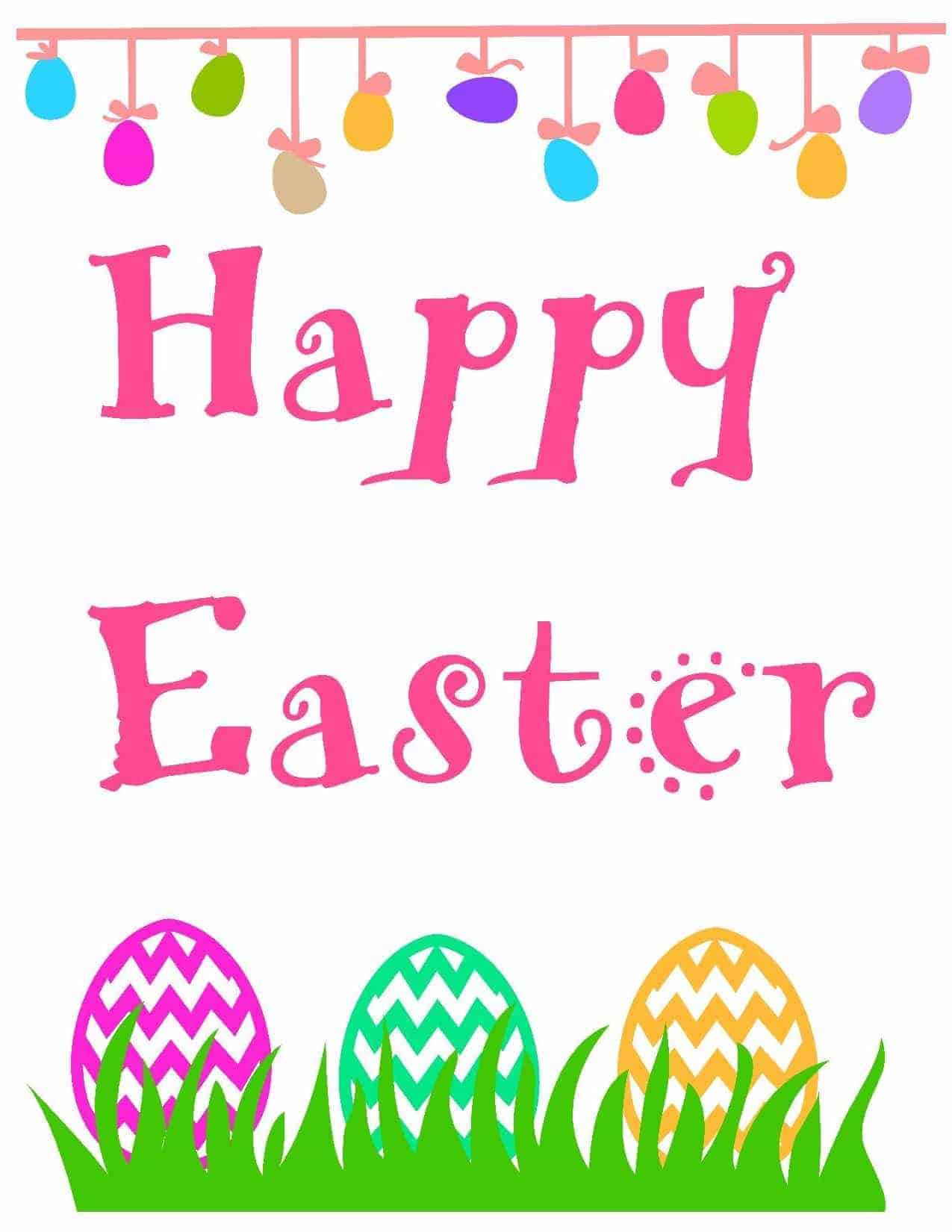 happy easter printable images
