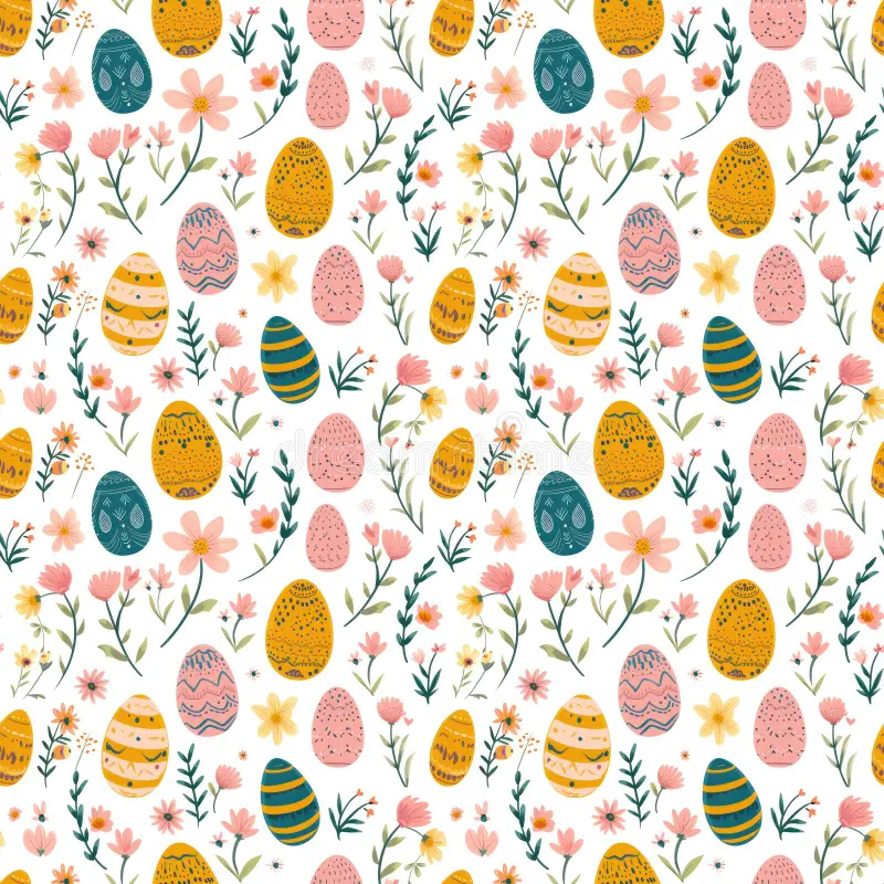 Happy Easter Seamless Pattern Hand Draw Background Colorful Eggs High Resolution Your Wallpapers Printables Image305325312 Happy Easter Seamless Pattern Hand Draw Background Colorful Eggs High Resolution Your Wallpapers Printables Image305325312