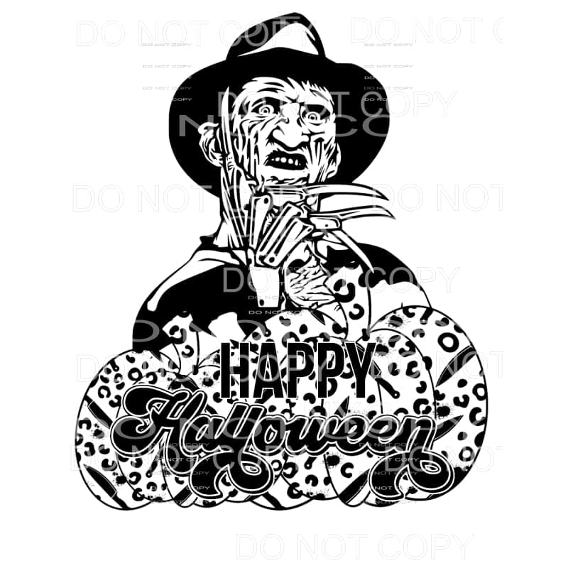 printable freddy krueger pumpkin stencils