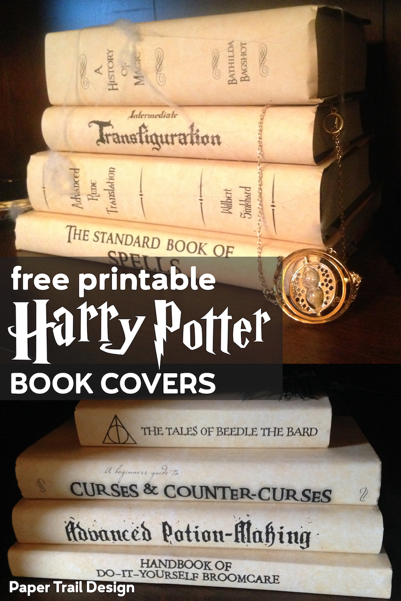Harry Potter Book Covers Free Printables