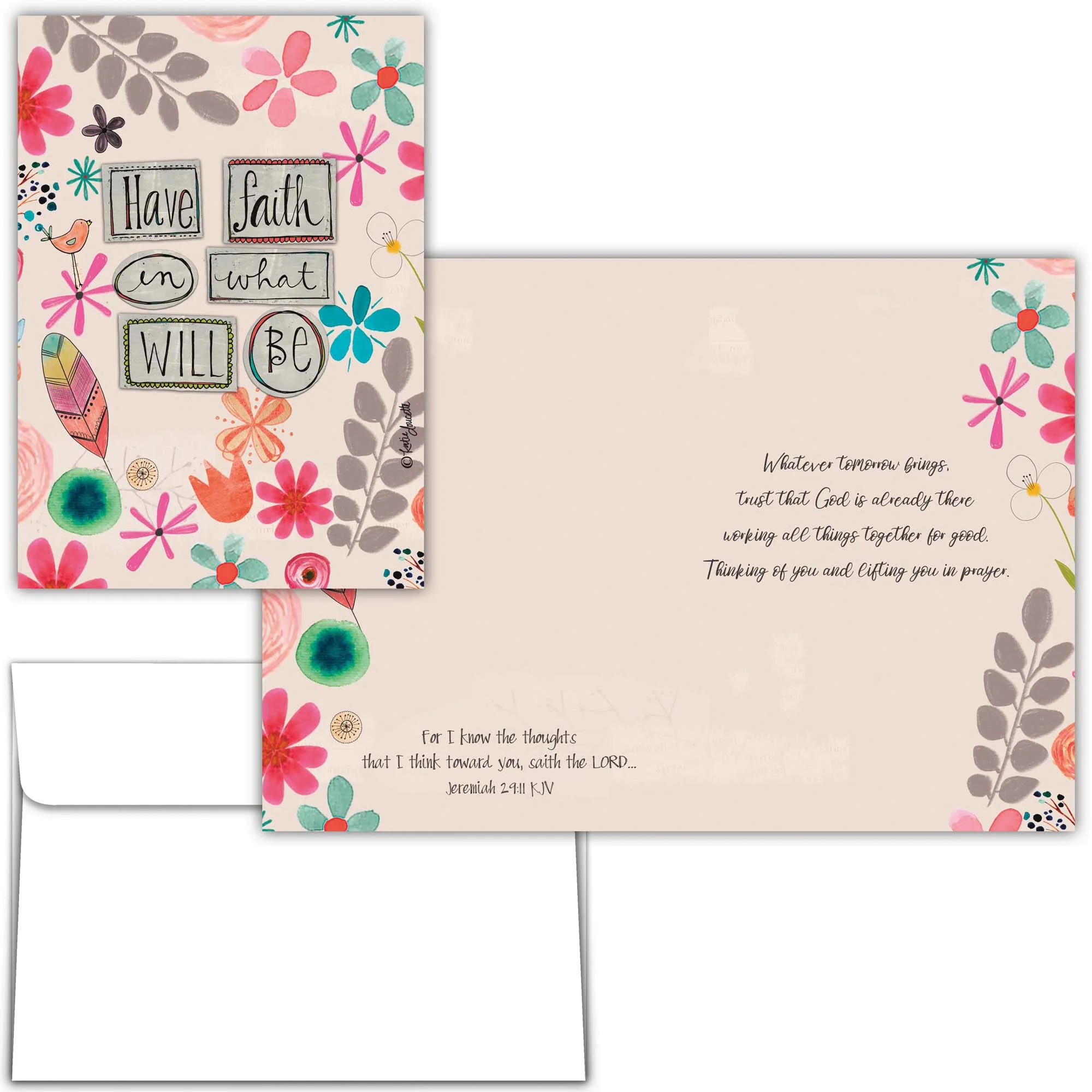 Have Faith Thinking Of You Greeting Card