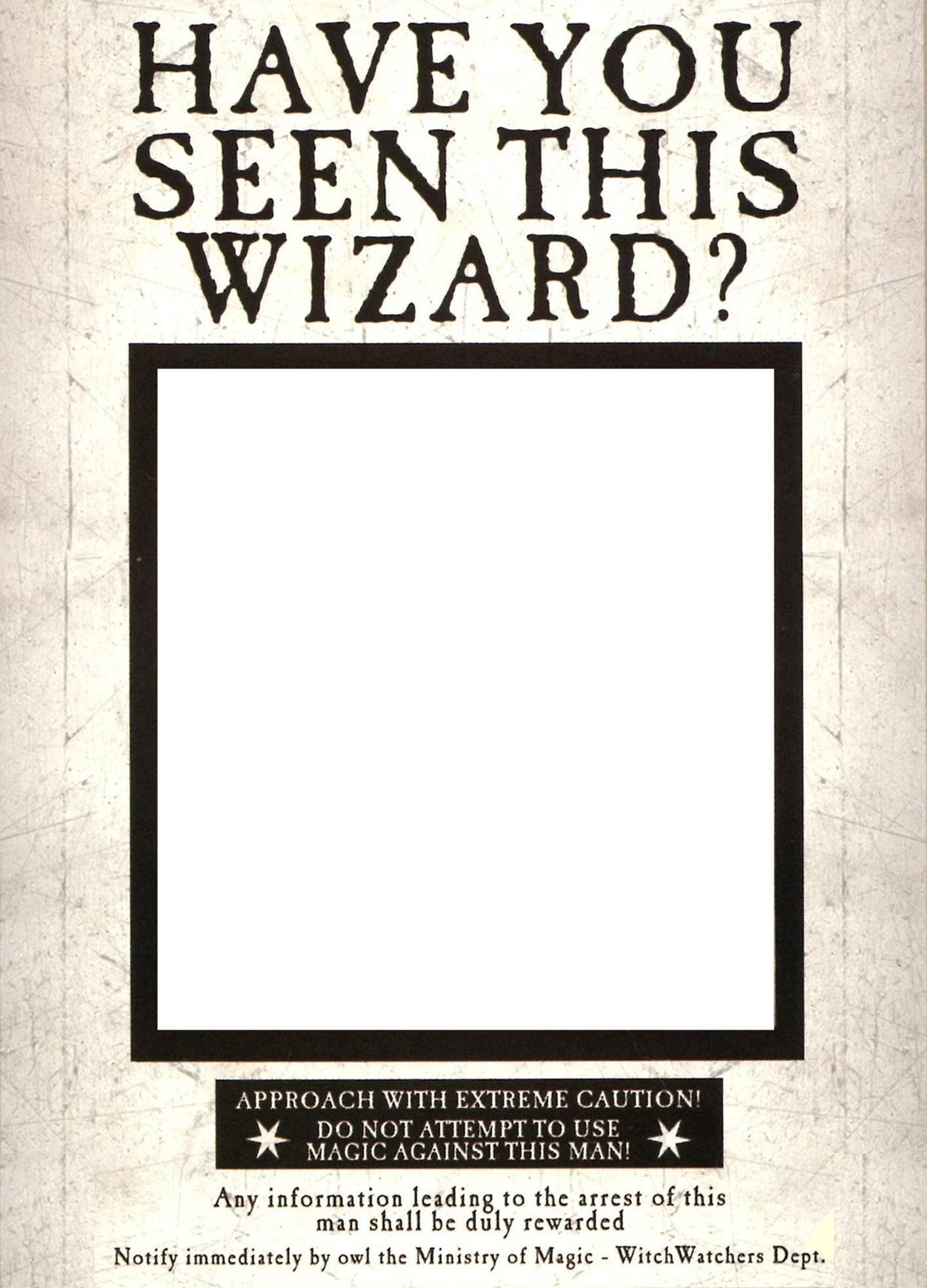 Have You Seen This Wizard Printable