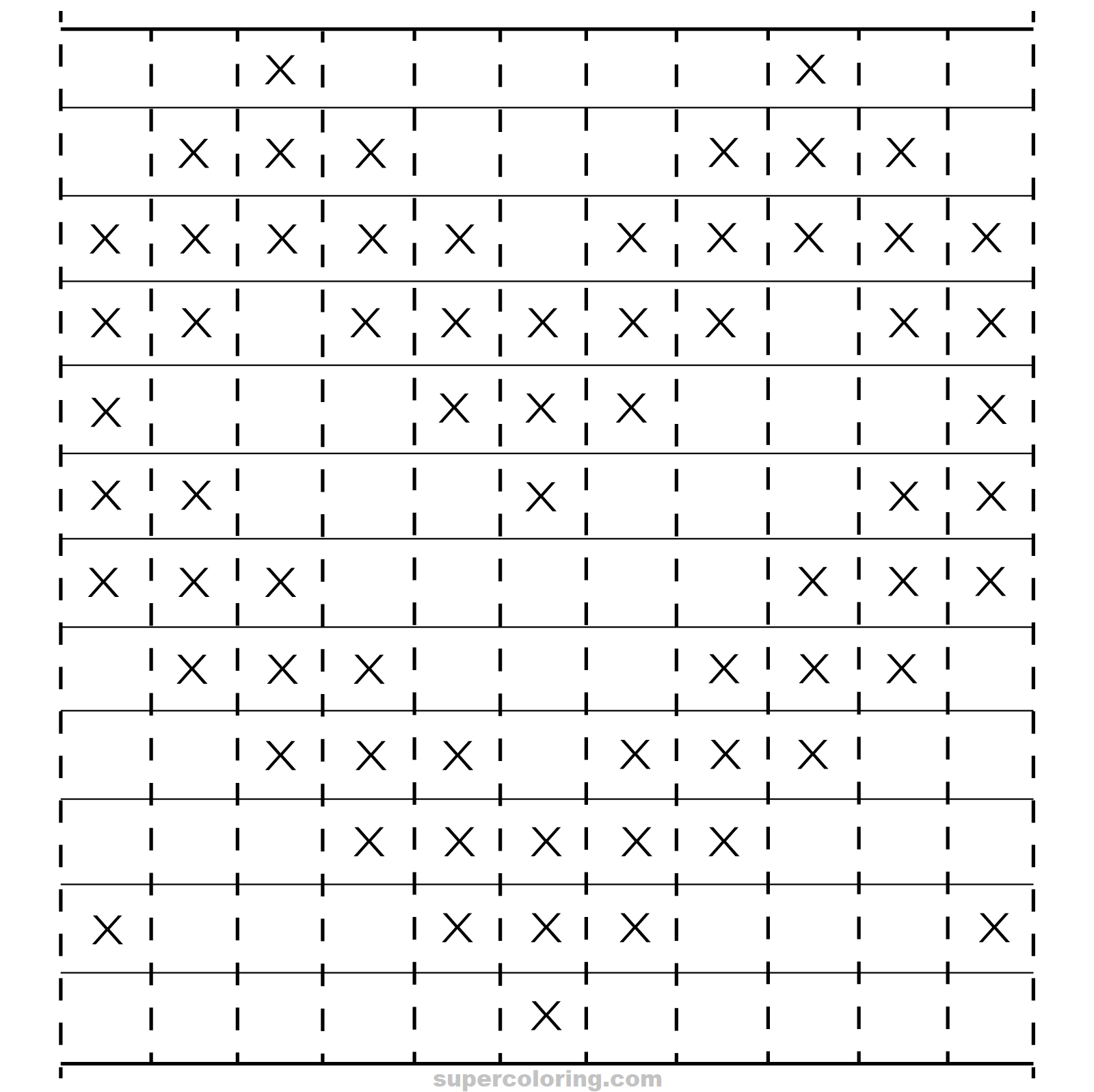 Heart Paper Weaving Pattern