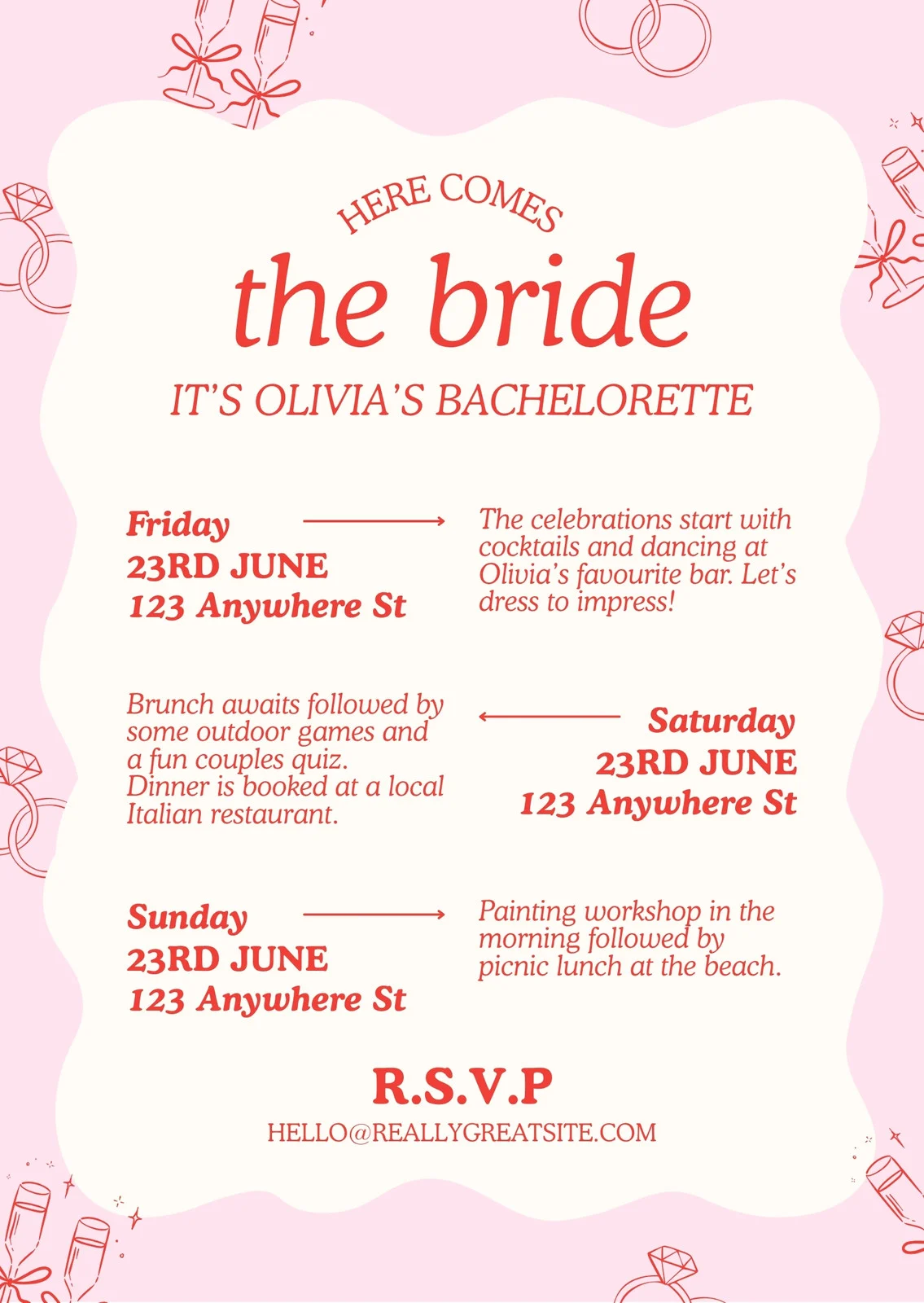 Hen Do Itinerary