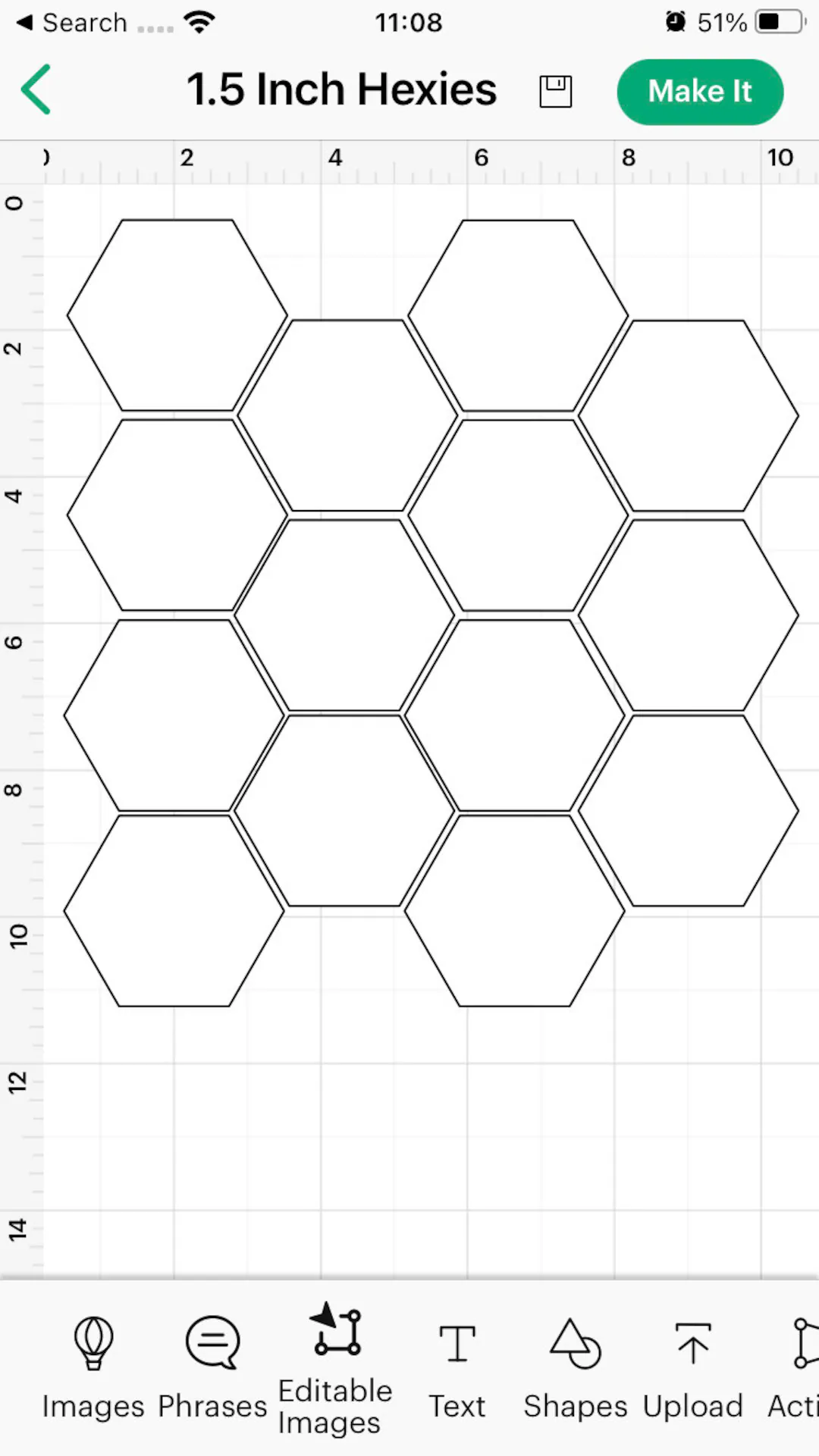 Hexagon English Paper Piecing Cricut Svg