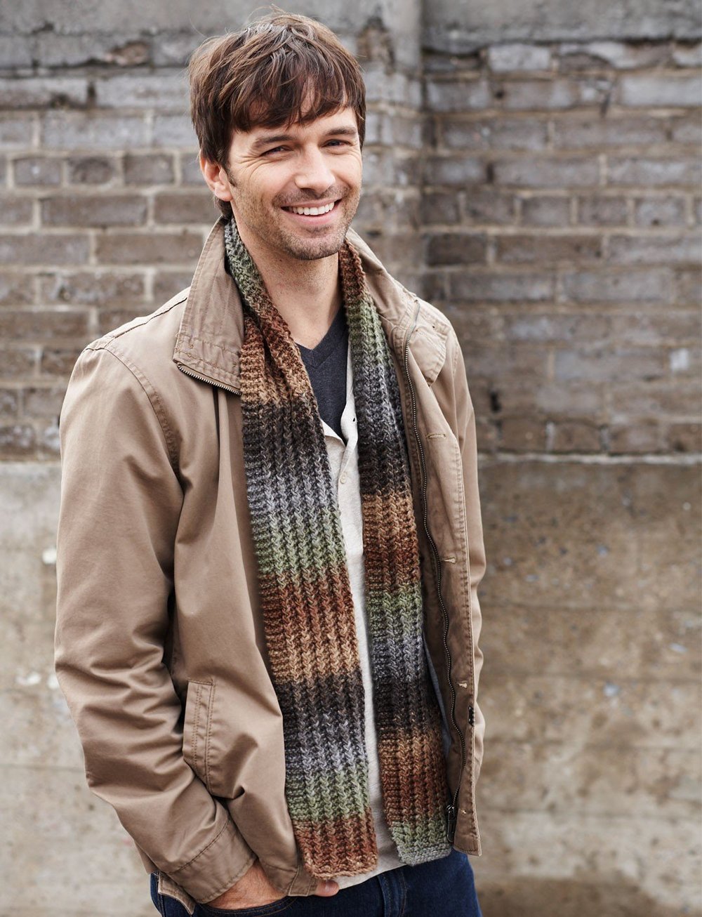 Hitchhikers Scarf From Bernat