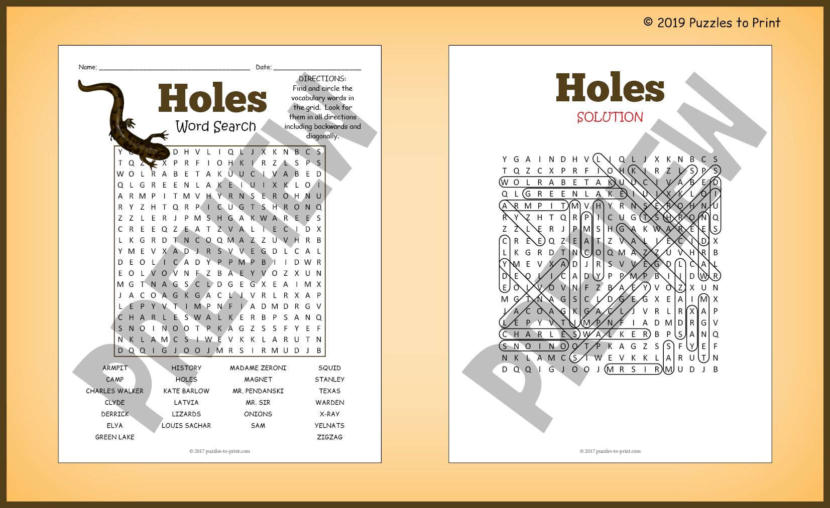 free printable worksheets on the book holes free printable worksheets on the book holes