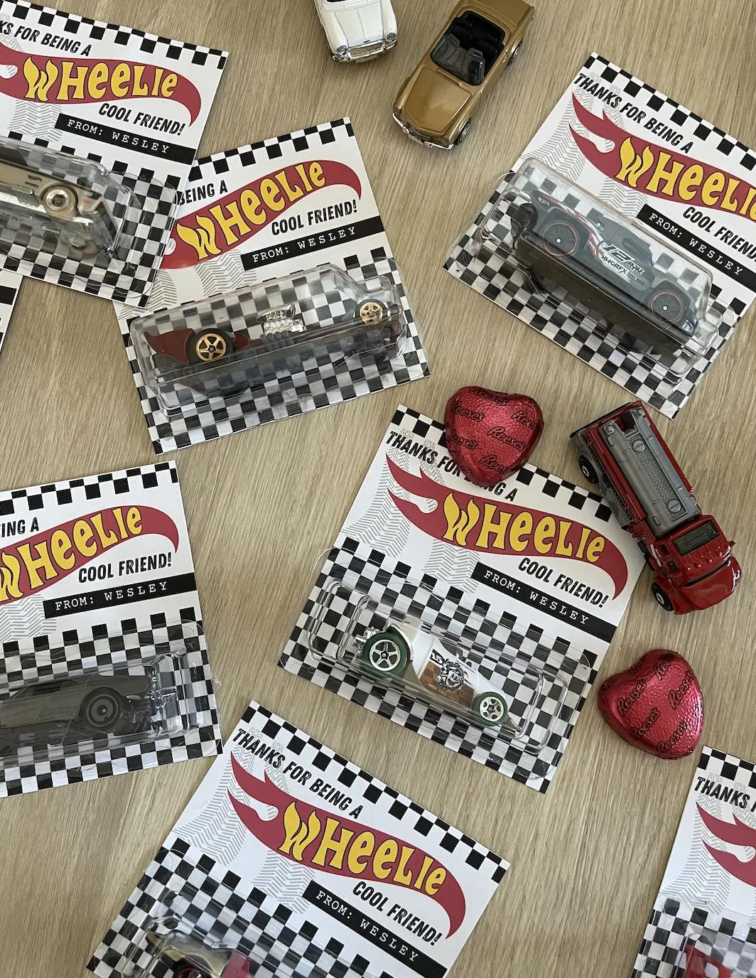 Hot Wheels Valentines Printables
