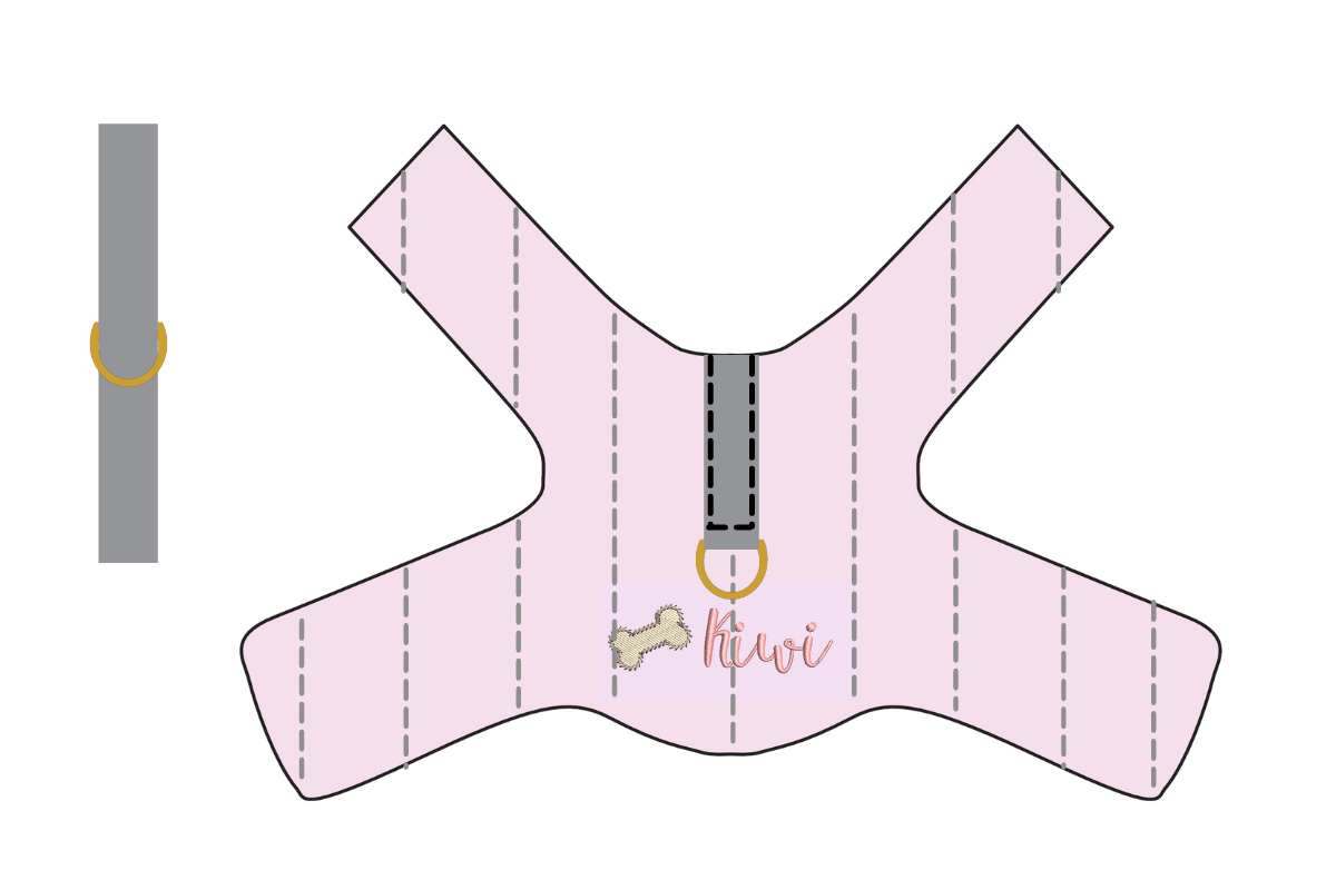 How To Create A Dog Harness Part 2 Embroidery And Sewing