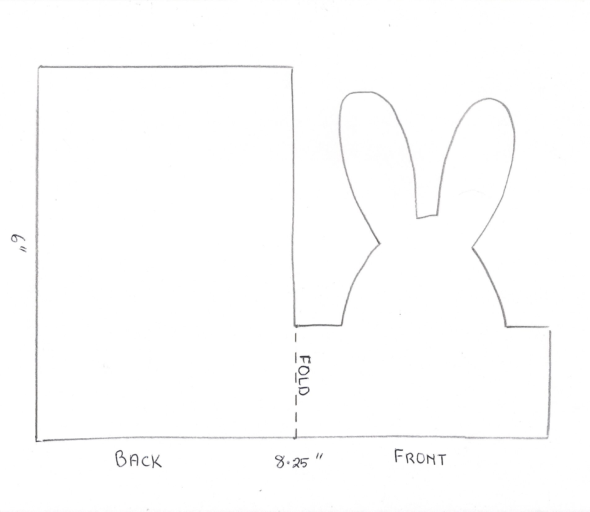 How To Make Cut Out Easter Bunny Cards