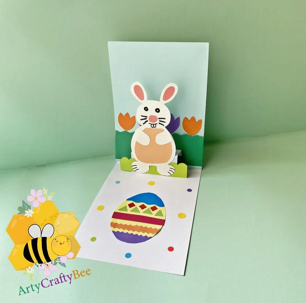 How To Make Easter Bunny Pop Up Card 2 Templates