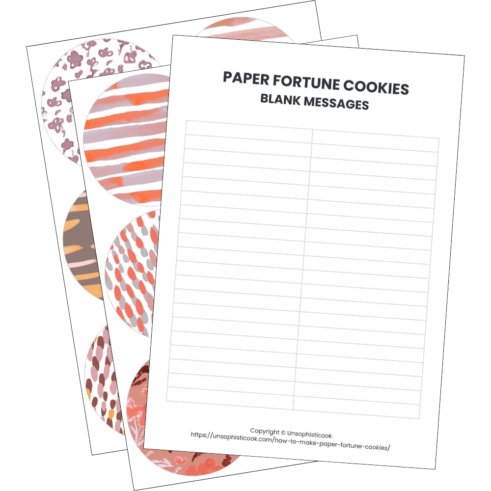 How To Make Paper Fortune Cookies