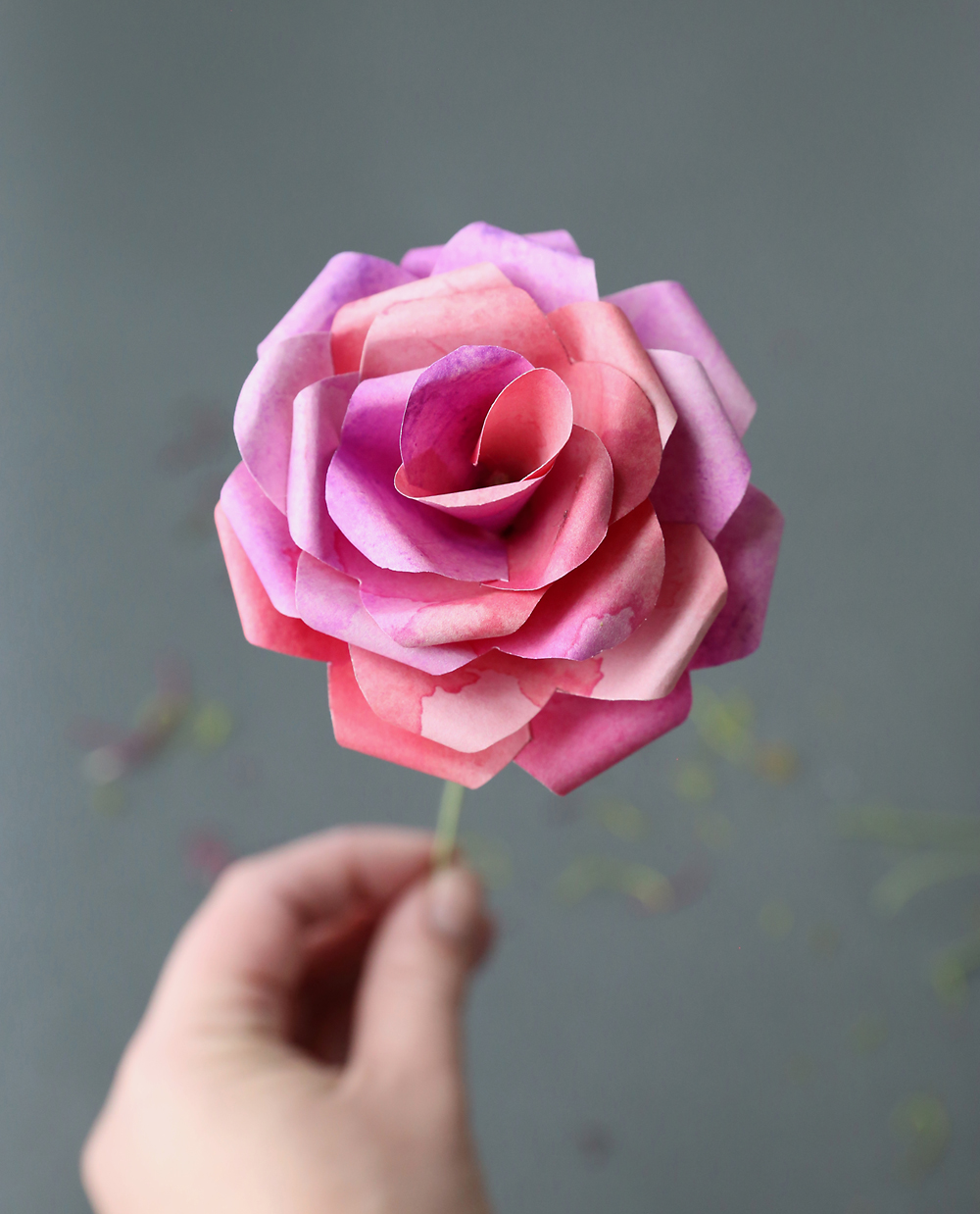 How To Make Paper Rose Free Paper Rose Template How To Make Paper Rose Free Paper Rose Template