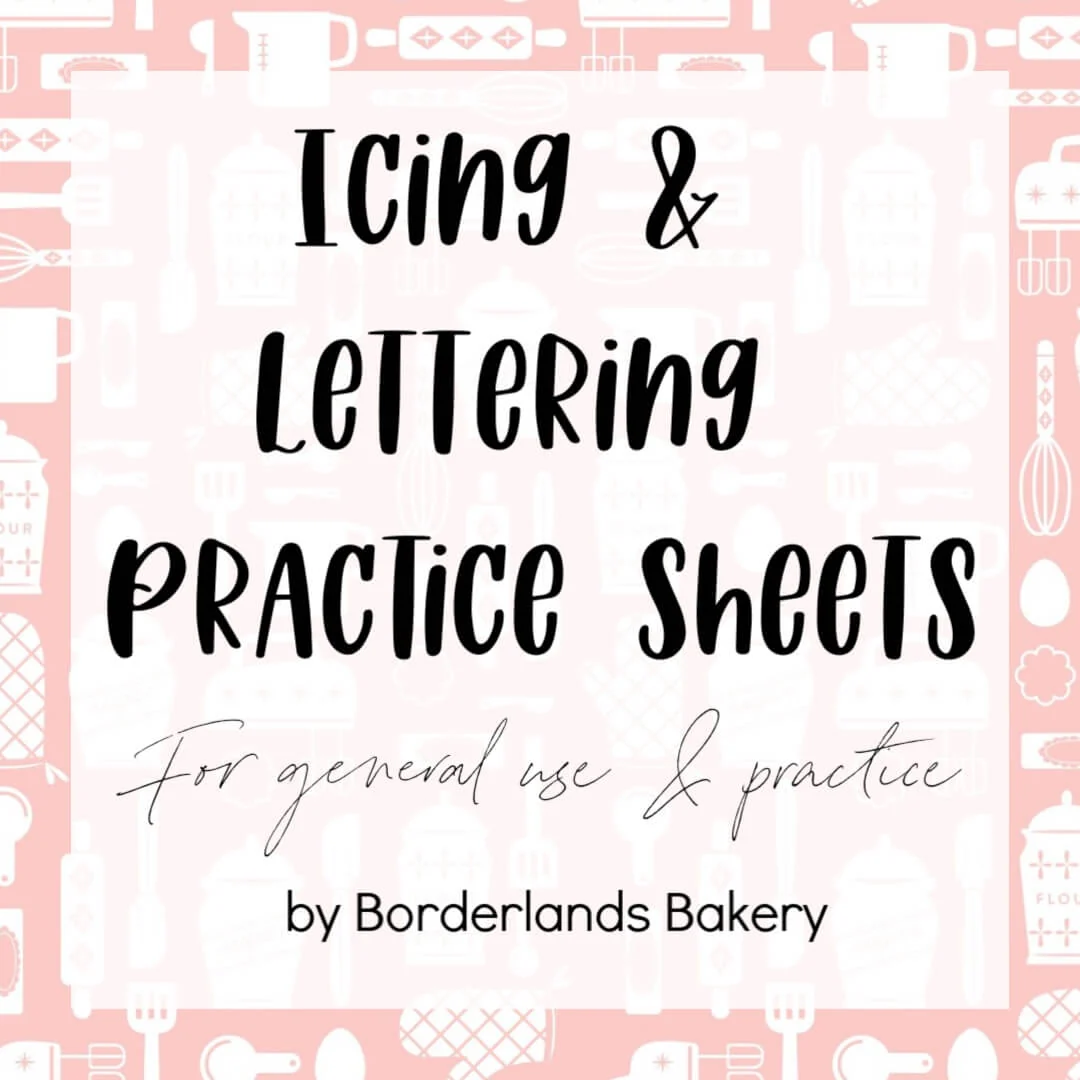 template free printable icing practice sheets