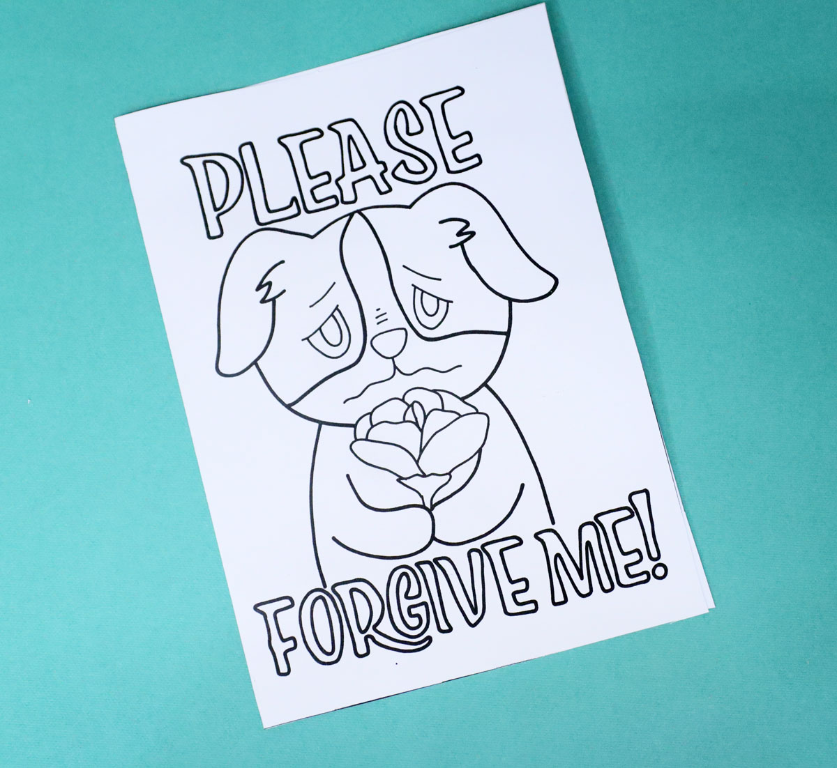 Im Sorry Cards For Kids