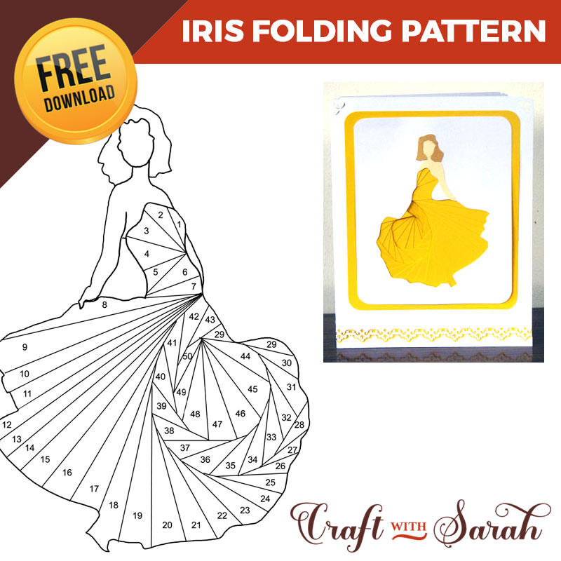 iris folding patterns free printables kimono