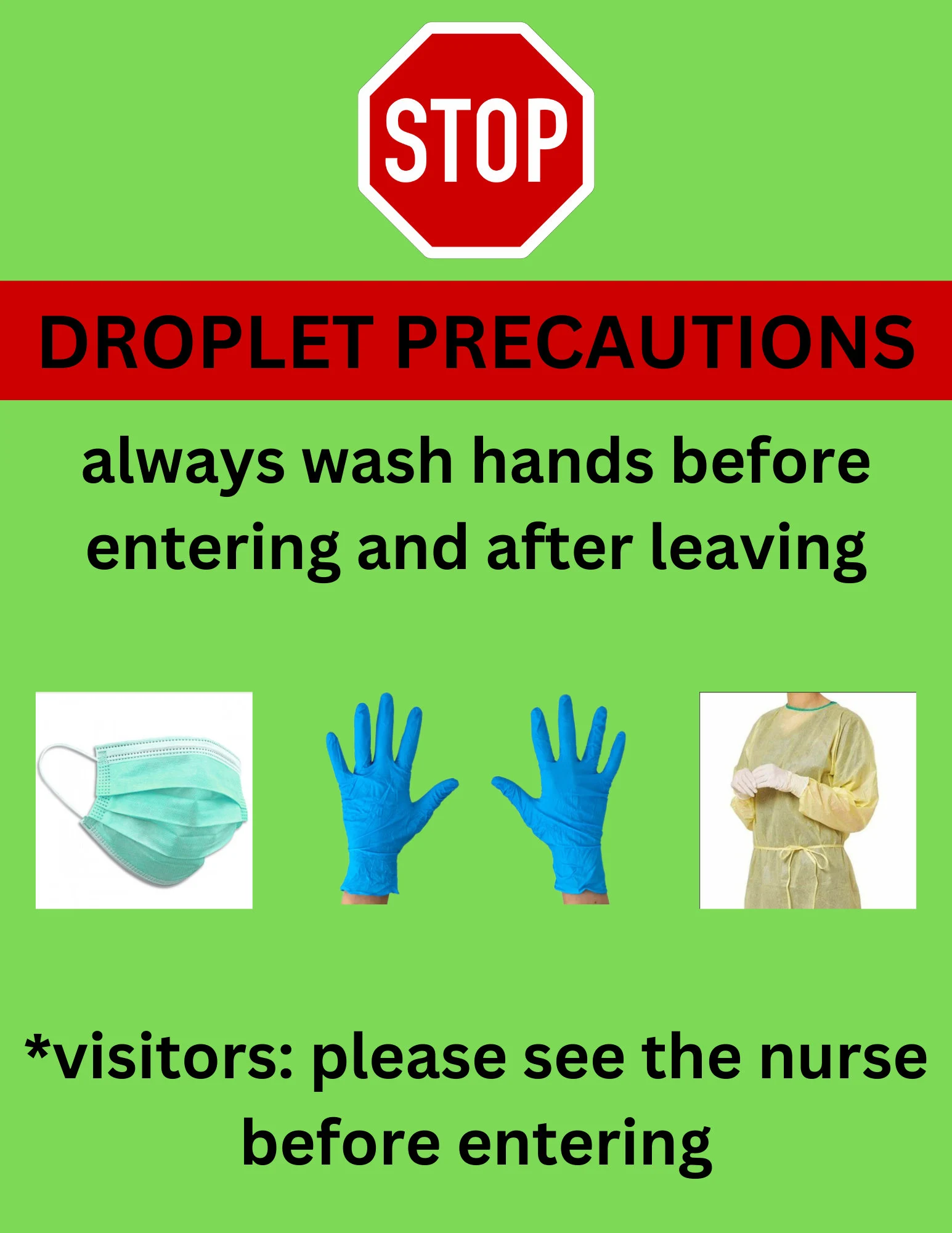 Isolation Sign