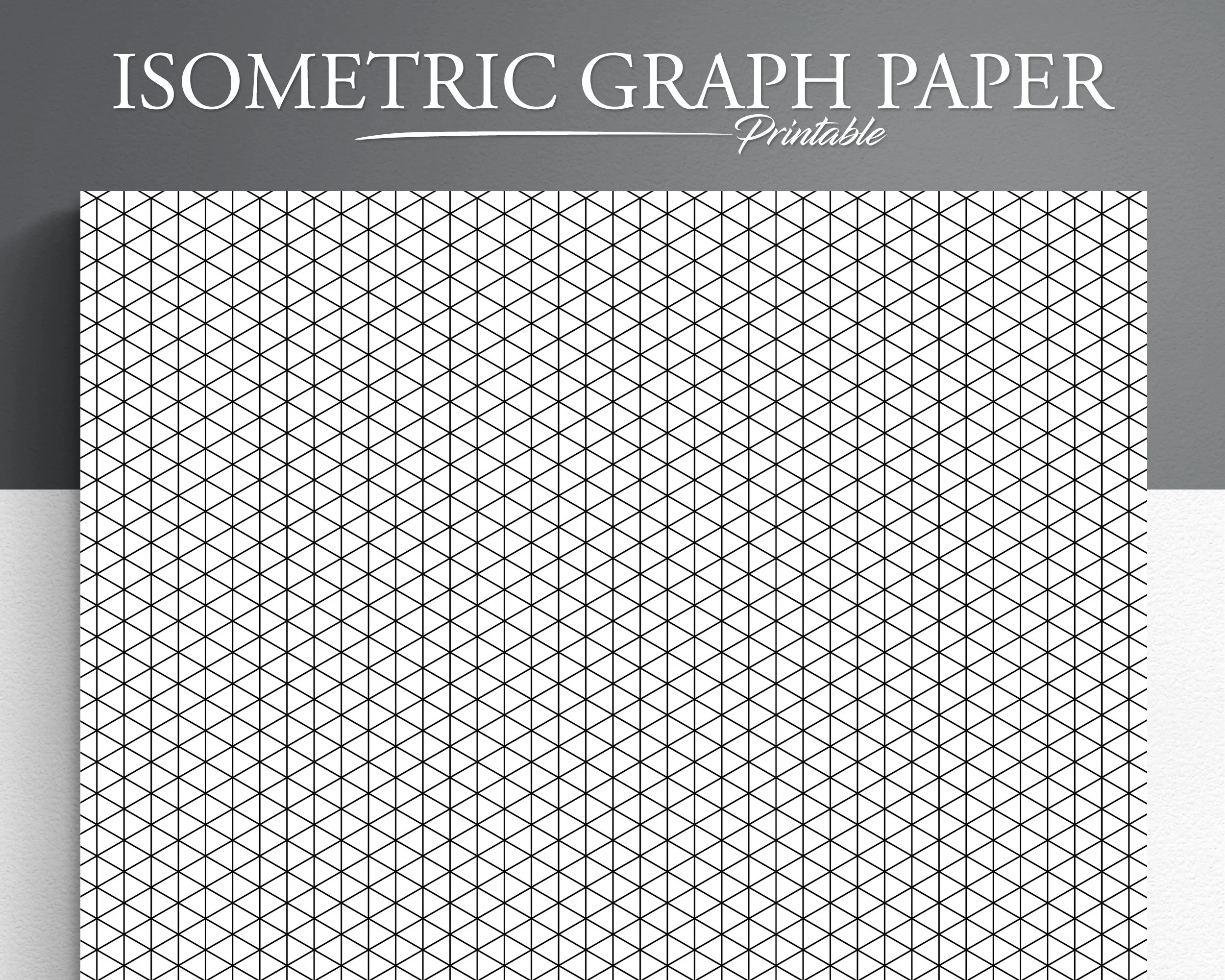 Isometric Graph Paper Digital Isometric