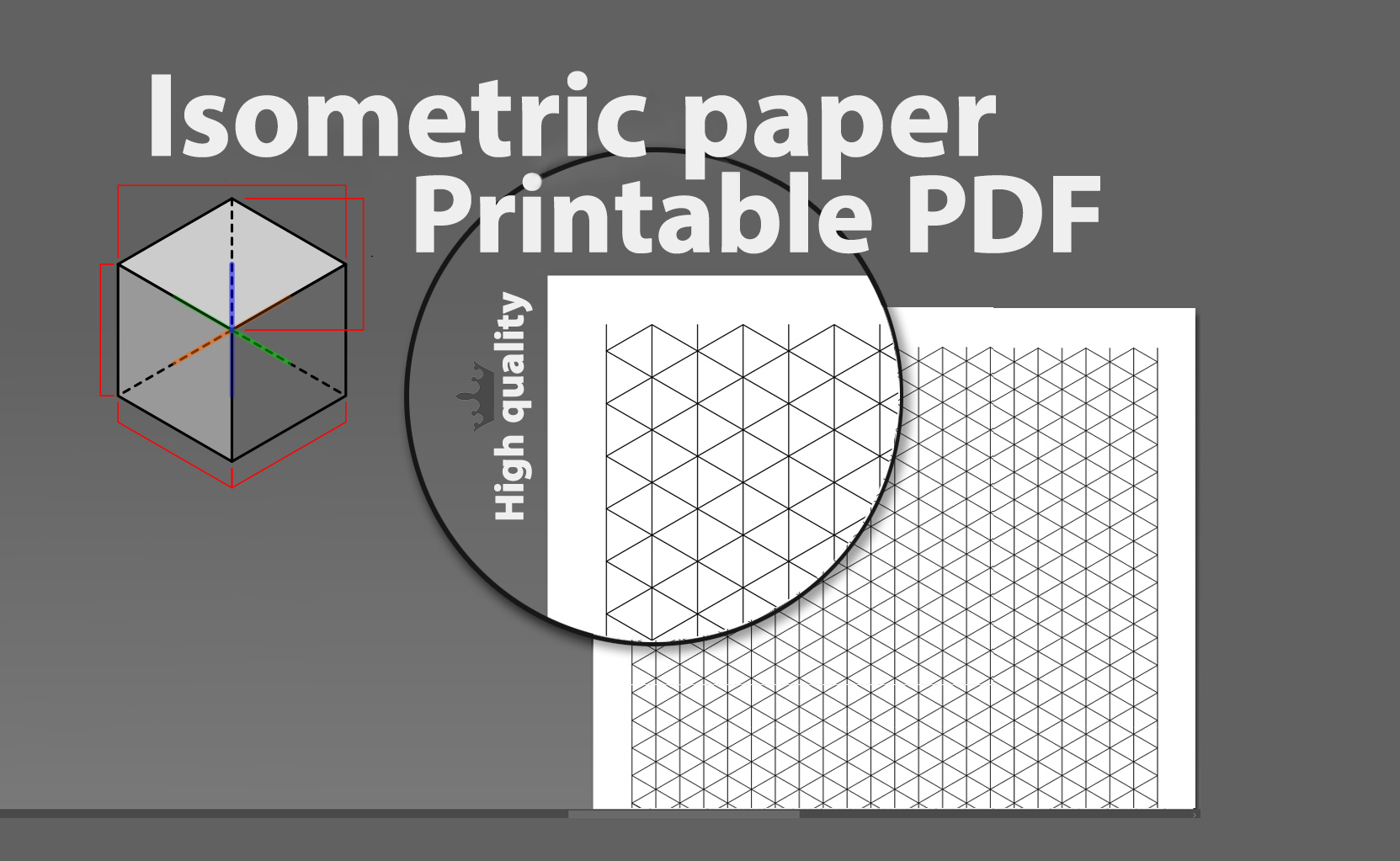 free printable a3 isometric paper