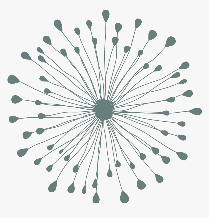 IxxiTob Printable Free Thumbprint Dandelion Template Hd Png Download