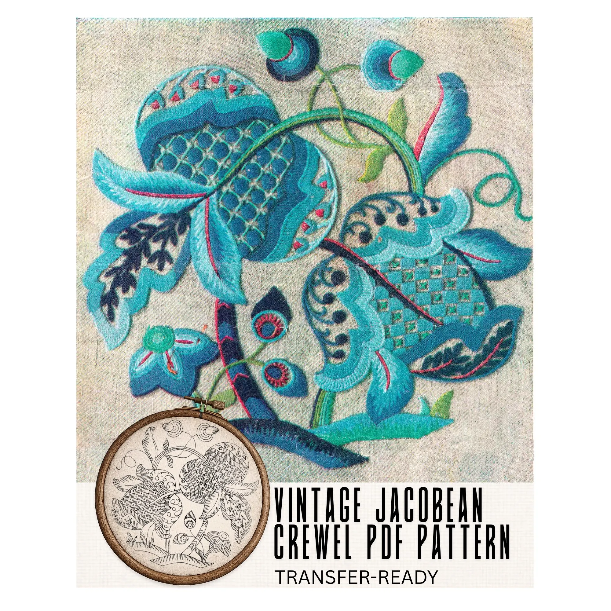 Jacobean Crewel Embroidery Pattern Pdf