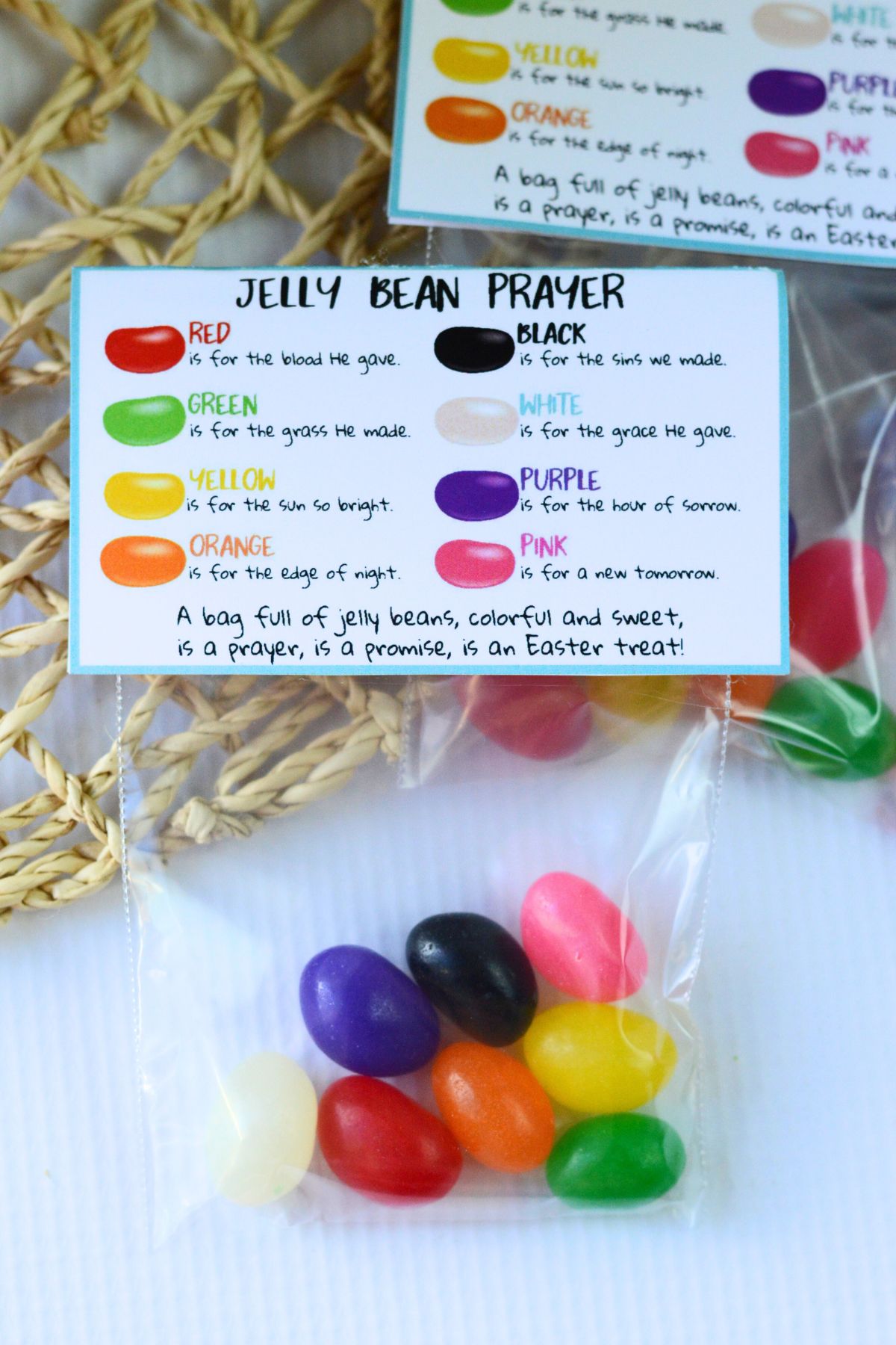 Jelly Bean Prayer Printable