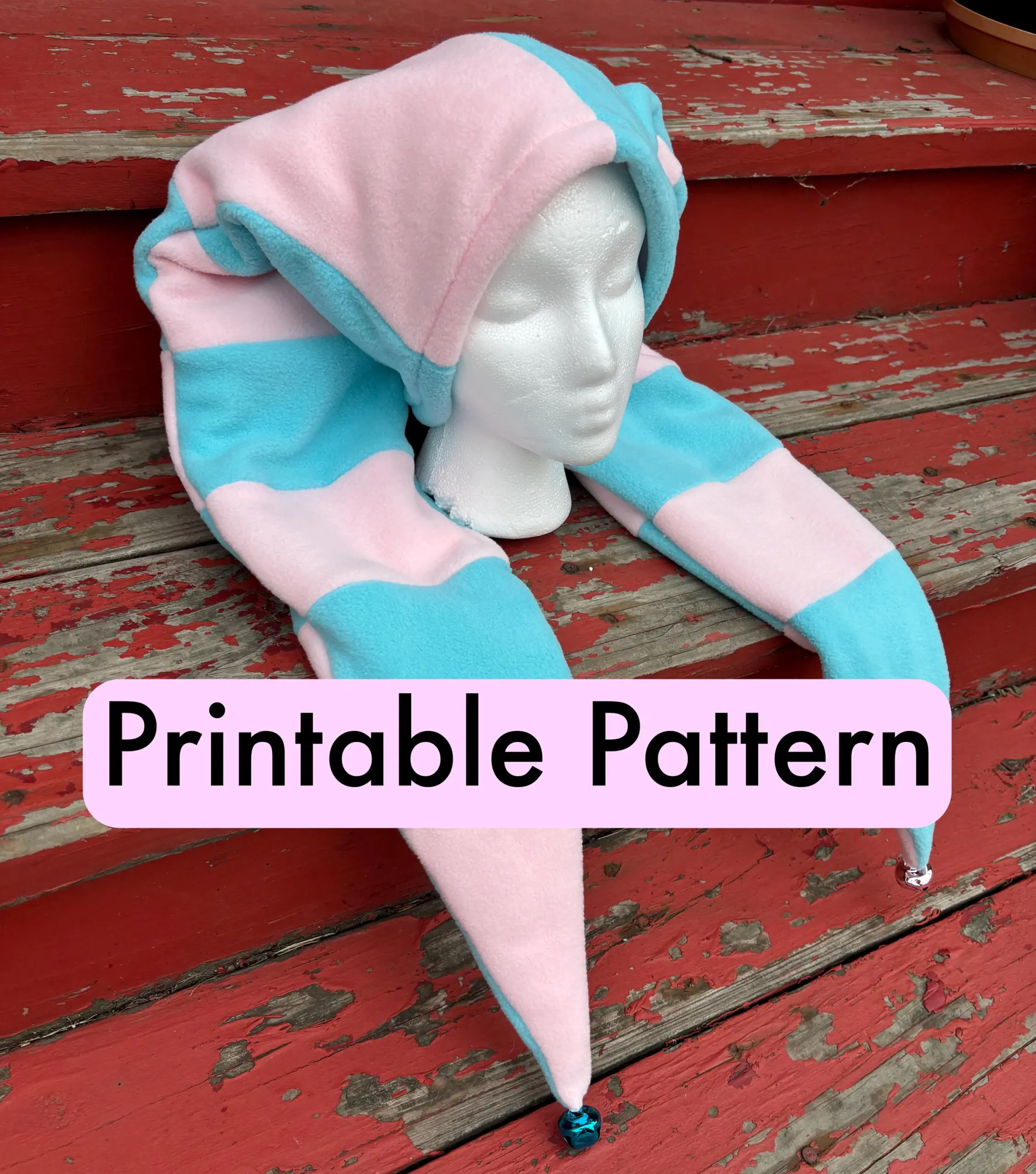 Jester Hat Printable Pattern And