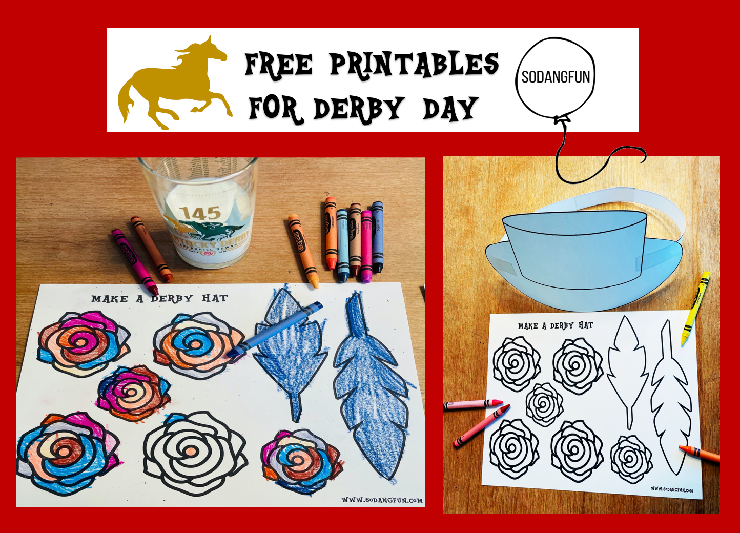 Kentucky Derby Printable Activities For Kids Kentucky Derby Printable Activities For Kids