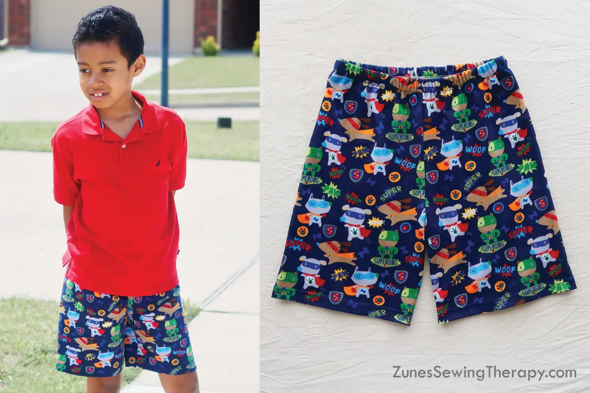 Kids Shorts With Free Sewing Pattern Tutorial