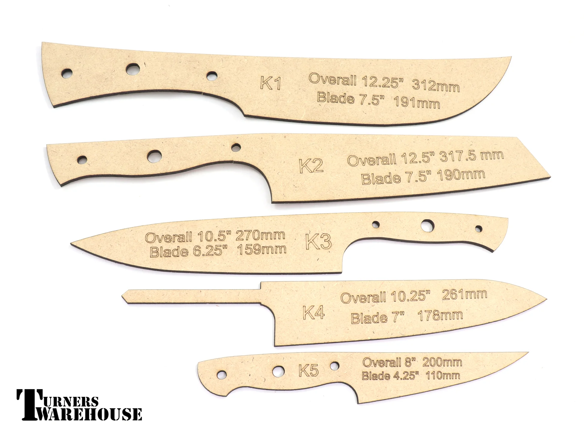 Knife Template Knife Template