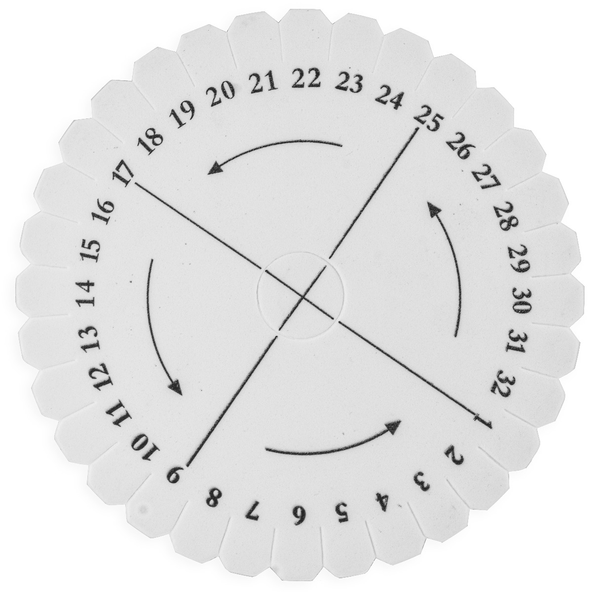 free kumihimo disk template