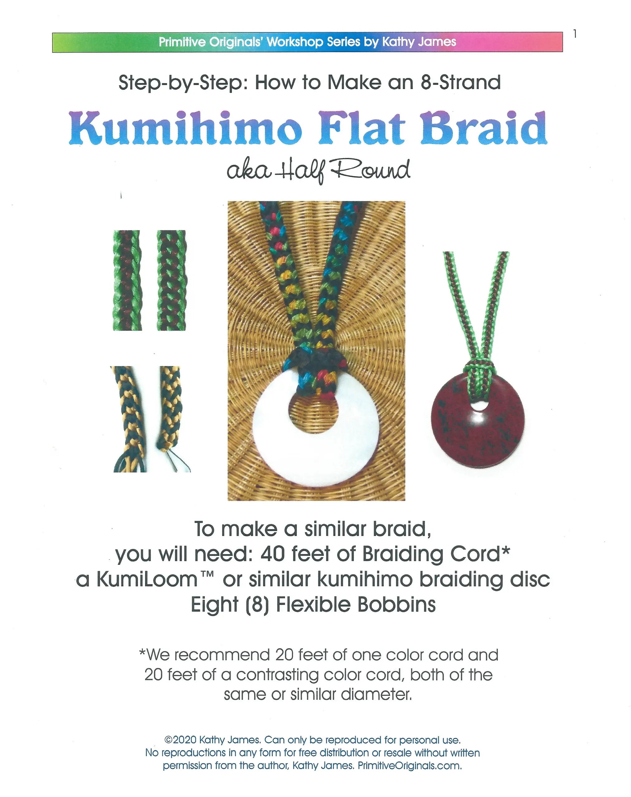 free printable kumihimo patterns