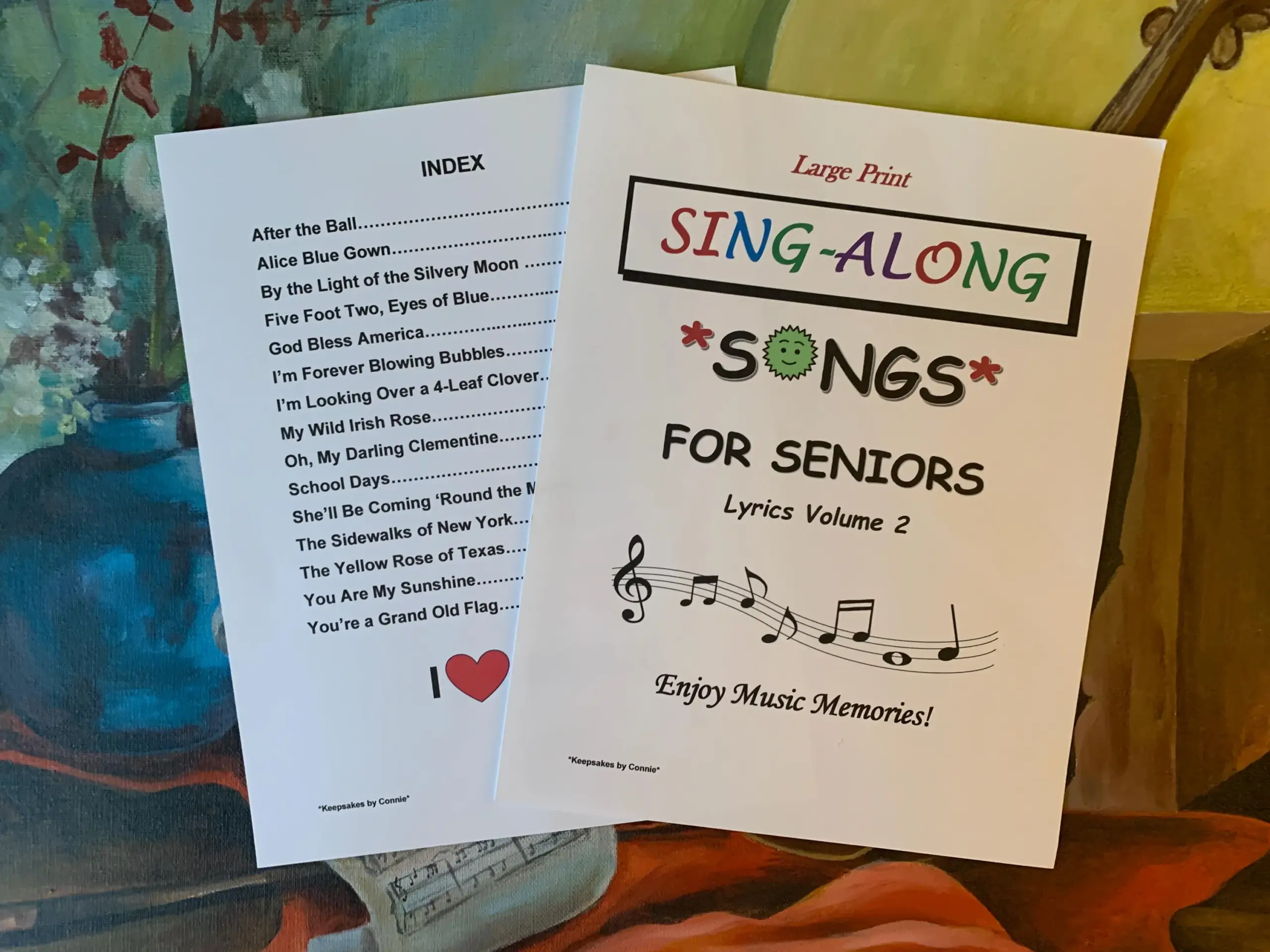 Large Print Singalong Songs For Seniors