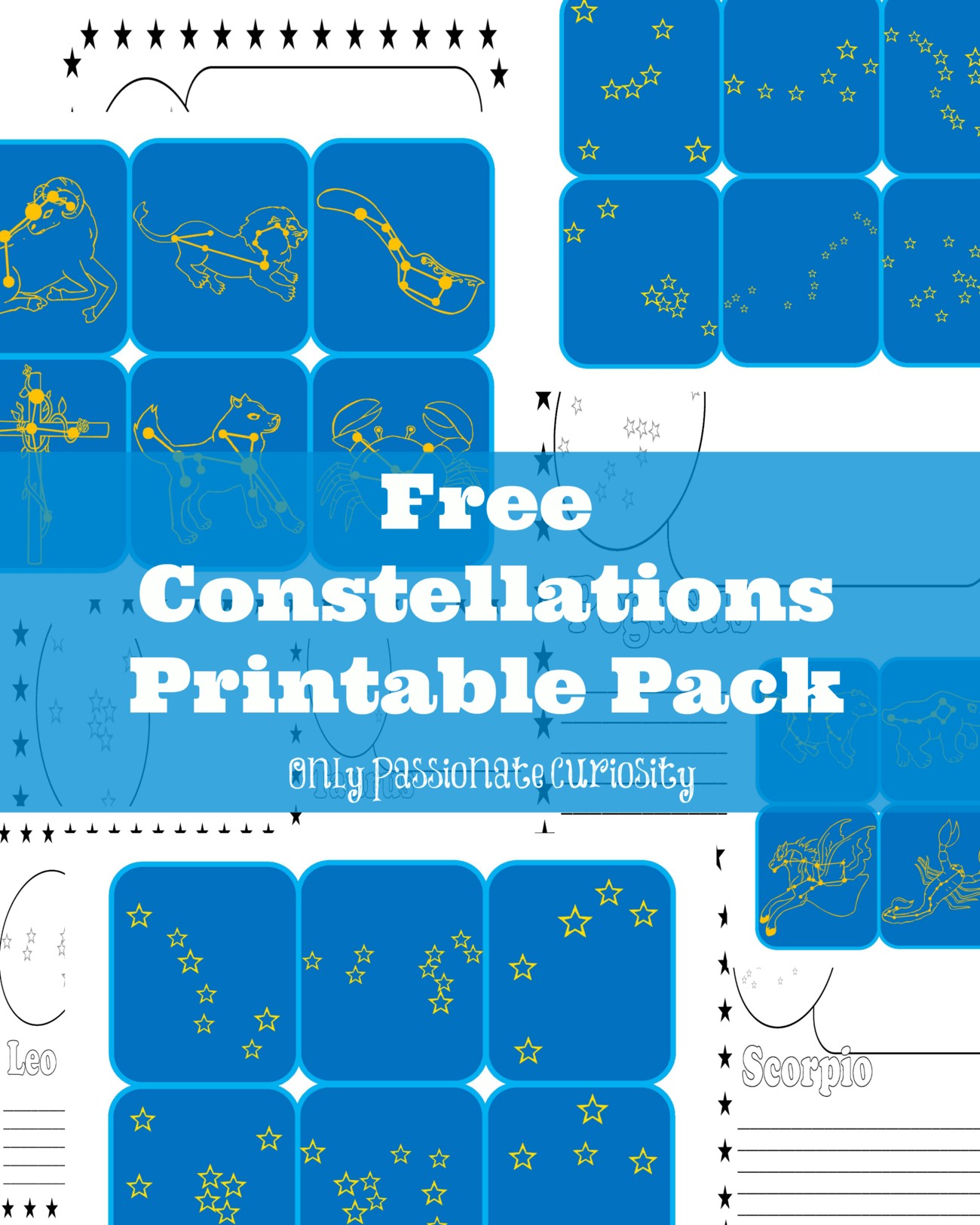 Learning About Constellations Free Printable Pack