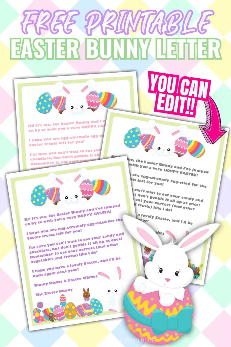 Letter From The Easter Bunny Free Printable