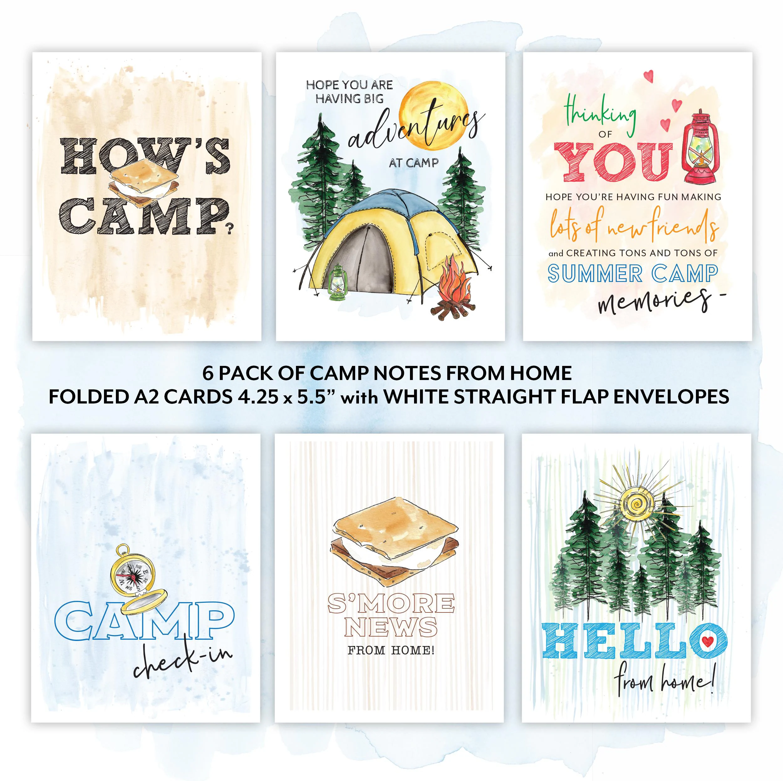 Letters From Home Summer Camp Greeting
