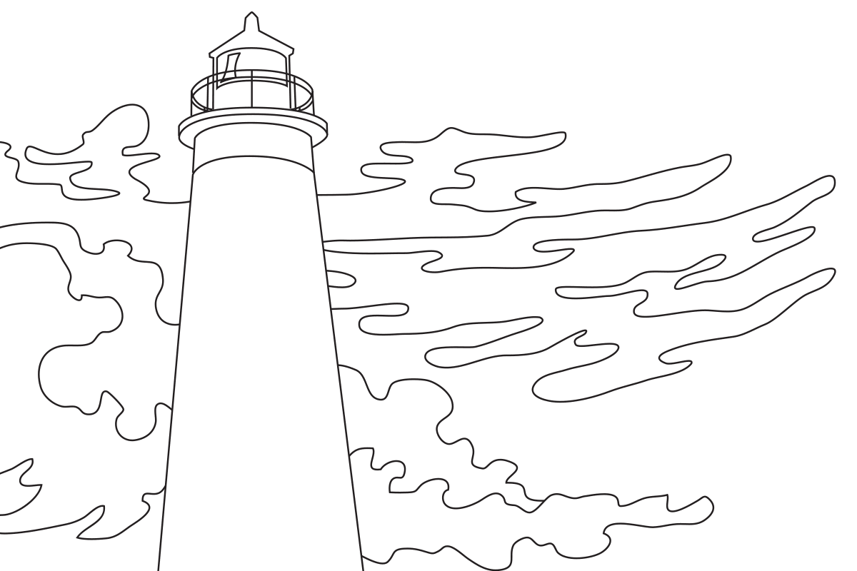 free printable lighthouse patterns